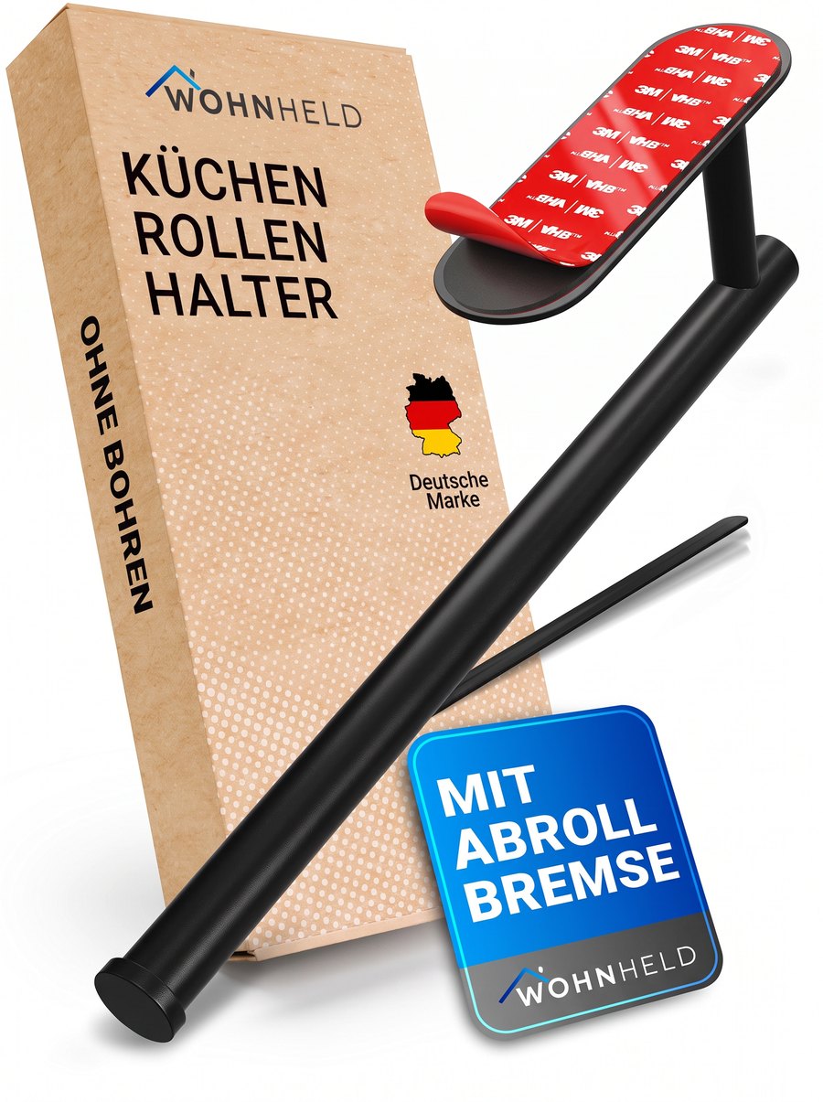 WOHNHELD Küchenrollenhalter Classic mit Verpackung